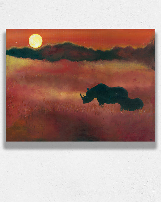 Sunset in Africa by Andrew Carson